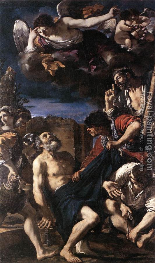 Guercino : The Martyrdom of St Peter